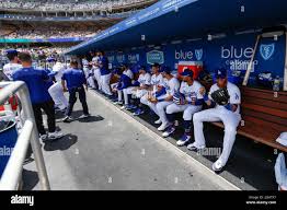 Player focusing in dugout